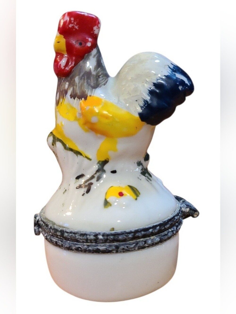 Collectible MINI ROOSTER TRINKET HOLDER